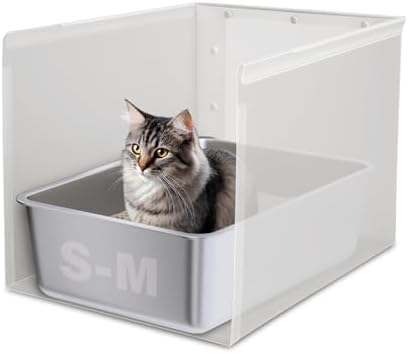 Litter Box Shield, Large Litter Box Splash Guard Without Leakage by Holintan