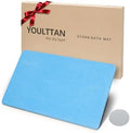 Stone Bath Mat 24"x16" by YOULTTAN