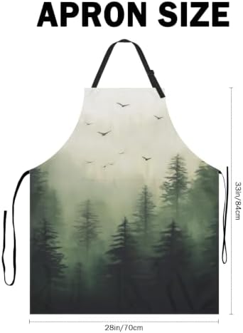 Giwawa Apron Unisex Resistant 33 x 28 inches - Image 3