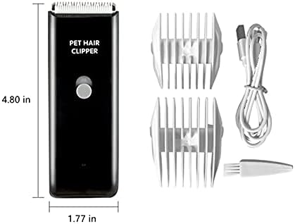 Dog Clippers, Quiet Washable USB Rechargeable Cordless Dog Grooming Kit - Image 2