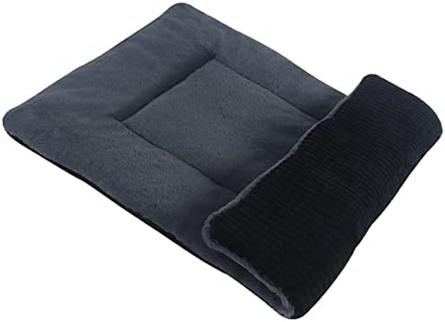 Reversible Dog Bed Mat with Plush and Corn Velvet, Soft Warm Pet Cushion by Vetasac
