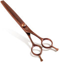 7'' Thinning Dog Grooming Scissors, 440C Stainless Steel Bronze Pet Grooming by MomotouDogGroomingScissors
