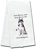 SIBERIAN HUSKY Kitchen Towels by ESPETS
