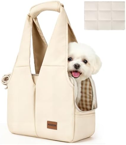 Dog Purse Carrier for Small Dogs and Cats, Soft-Sided Pet Tote Bag by Unknown