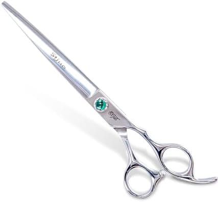 Dog Grooming Straight Scissors 7 inch Professional Pet Shears Made Of Japanese by PetGroomingScissors