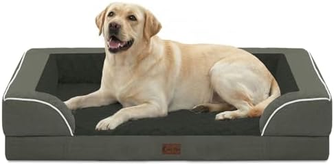 Orthopedic Dog Bed for Extra Large Dogs, Dark Green by CasaPaw