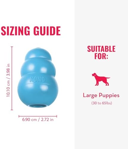 KONG Puppy, Natural Rubber Teething Chew Toy, - Image 5