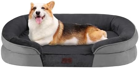 Dwanton Orthopedic Waterproof Medium Dog Bed Sofa, Gel Memory Foam by DWANTON