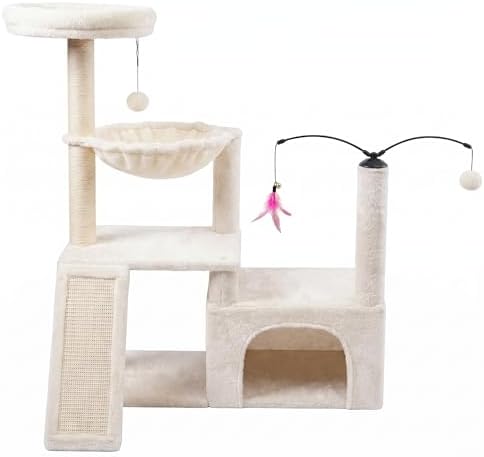 YUNIQUE Multi-Functional Cat Tree Tower, Big Cat Condo - Image 2