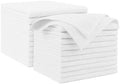 AIDEA White Microfiber Cleaning Cloth 20PK, Cleaning Rags 12×12" by AIDEAHOME