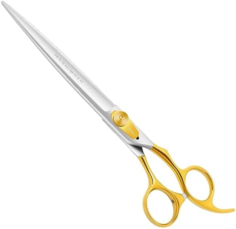 HASHIMOTO Dog Scissors for Large Dog Grooming, 8.0 inch Straight Shears by HASHIMOTO