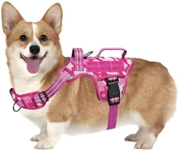 Dog Harness, Tactical No Pull for Small Sized Dog by Runfido