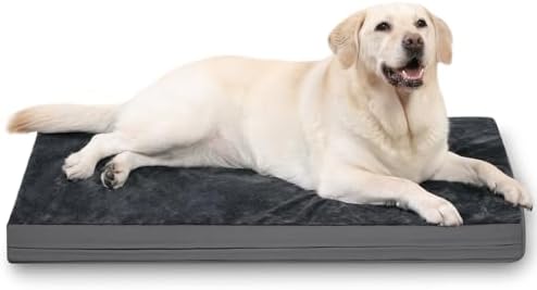XXXL Dog Bed Waterproof, Washable Large Crate Pad 54" by Loveforfurrykids