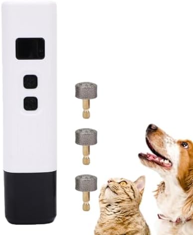 Pet Nail Grinder Smooth Dog Cats Claw Trimmer Dual Speed Rechargeable - Image 4