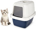 Sifting Cat Litter Box Extra-Large, Enclosed Hooded Pan by Unknown