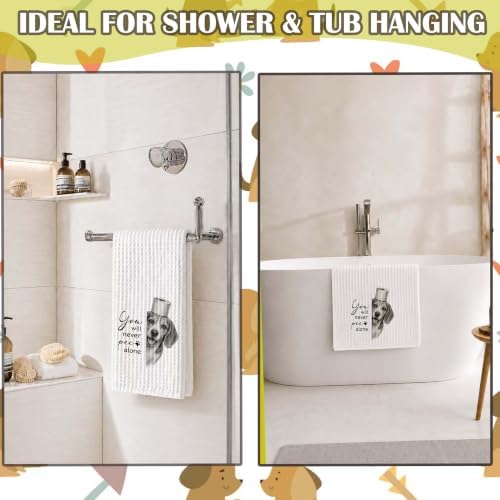 Funny Beagle Bathroom Hand Towel, Dog Lover Gifts-A04 - Image 6