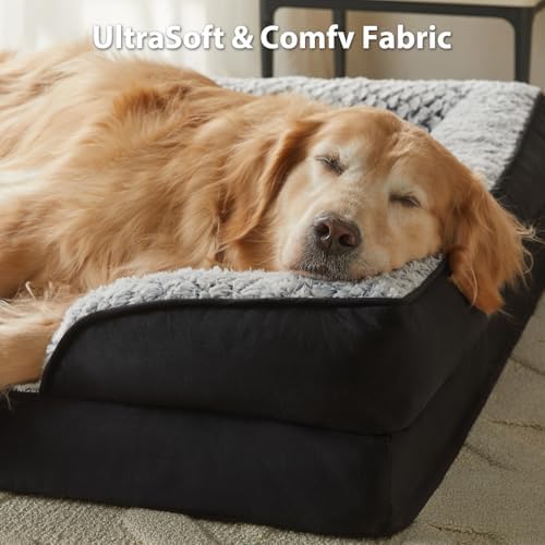 LEXTRO Washable Orthopedic Dog Bed, Waterproof Couch - Image 2
