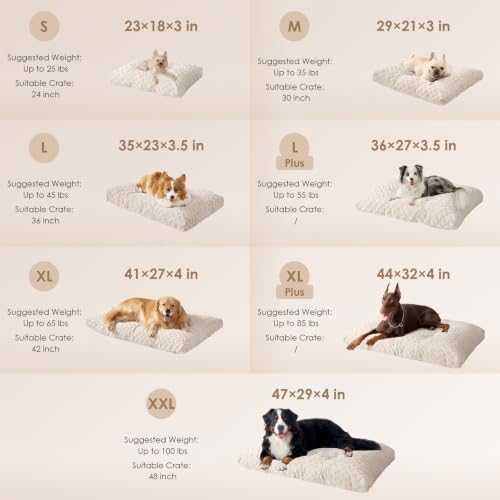 EHEYCIGA Washable XL Dog Beds Large Sized Dog, 44x32 Inch Pet Bed - Image 3