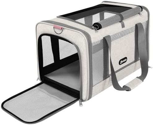 GAPZER Cat Carrier American Airline Approved 18x11x11, Top Opening Pet Cage by GAPZER