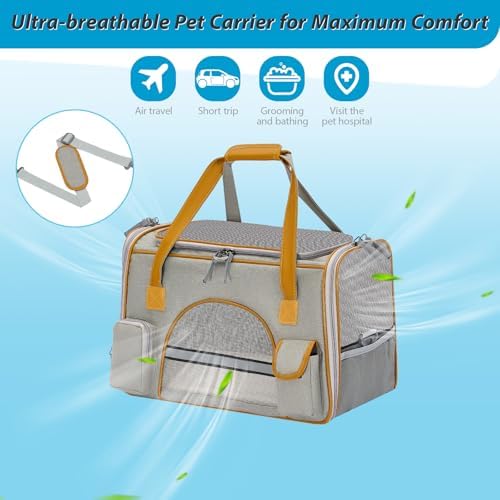 Pesen Soft Cat Carrier, Holds Pets Up to 16 lbs - Image 3