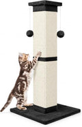 Cat Scratching Post 33 Inch Nature Sisal Cat Scratch Post by SOCATER