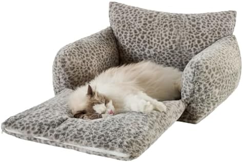 Hollypet Cat Bed Small Dog Orthopedic Couch Beds - Image 2