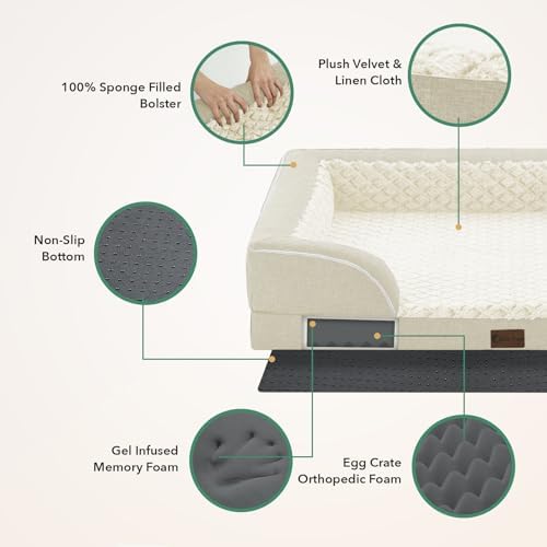 Waterproof Orthopedic Dog Bed for Extra Large Dogs - Image 6