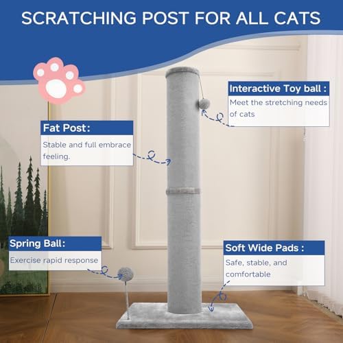 Cat Craft 41" Tall Cat Scratching Post - Image 6