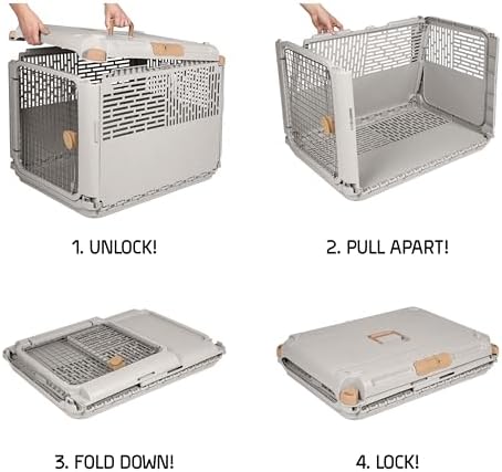 SportPet Designs Collapsible Medium Pet Travel Carrier, Hard-Sided Kennel - Image 6