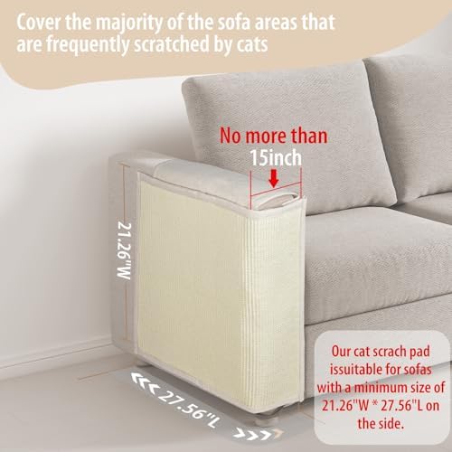 Oroonoko Cat Scratch Couch Protector, Couch Protector from Cat Claws - Image 3