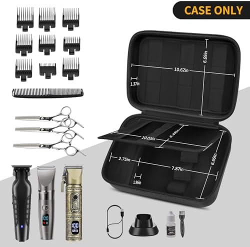 Boobowl Barber Accessories Bag for Clippers and Supplies, Hair Clipper Box - Image 2