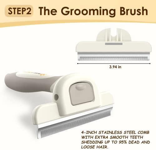 Professional Deshedding Dog Brush Grooming Kits, - Image 5