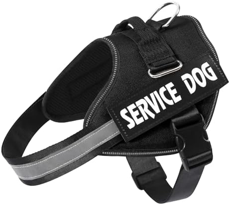 MUMUPET Service Dog Harness, No Pull & Reflective Pet Vest by mumupet