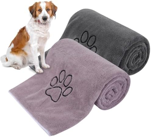 KinHwa Dog Towels Super Absorbent Microfiber by KinHwa