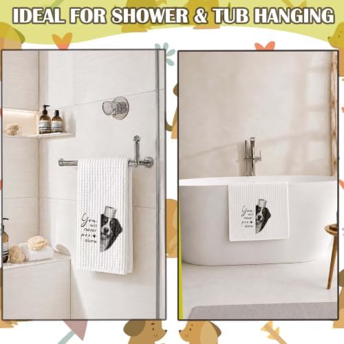 Funny Bernese Mountain Dog Bathroom Hand Towel, Dog Lover Gifts-A06 - Image 6