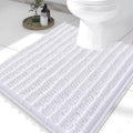 Smiry Bathroom Toilet Rugs U Shaped 24X20, Chenille Bath mats by Smiry