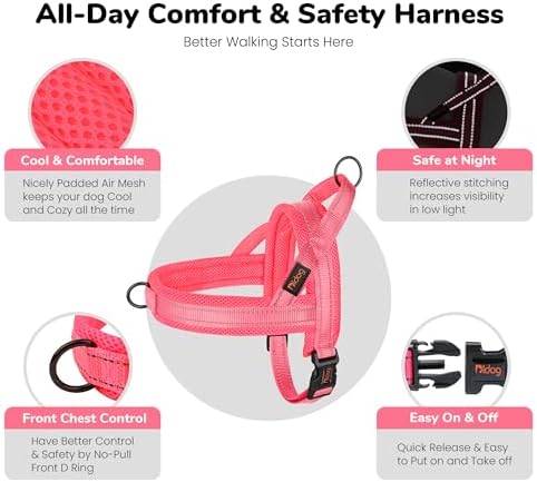 Didog No Pull Dog Harness for Small Dogs, Breathable Mesh Padded - Image 6