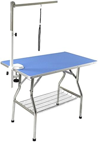 Flying Pig 32" Small Size Heavy Duty Stainless Steel Frame Foldable Dog Pet by FlyingPigGrooming
