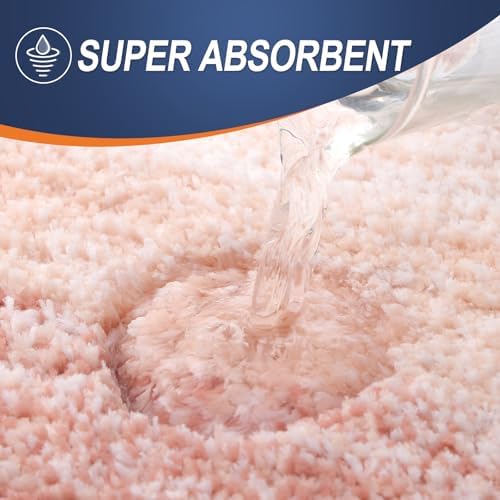 OLANLY Large Bathroom Rugs 44x32, Extra Soft Absorbent Microfiber Bath Rugs - Image 4