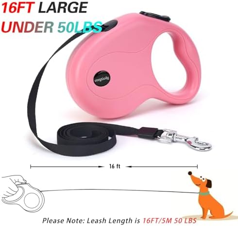 enrgticdg 16Ft Retractable Dog Leash, Light Weight Leash - Image 3