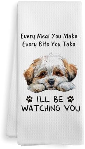 Funny Shih Tzu Shihtzu Dog Kitchen Towels Decor Accessories, Shih Tzu Shihtzu by XNXLDYLH