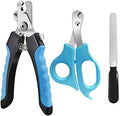 Pet Nail Clippers and Trimmers Set Safety Guard to Avoid Over Cutting Razor by LDJZON