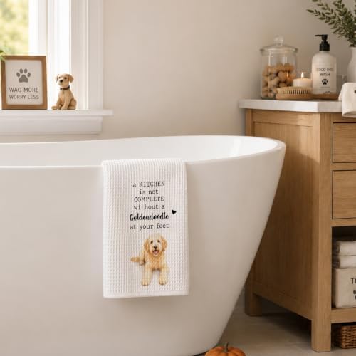 Goldendoodle Kitchen Towel, Funny Dog Lover Kitchen Decor - Image 7