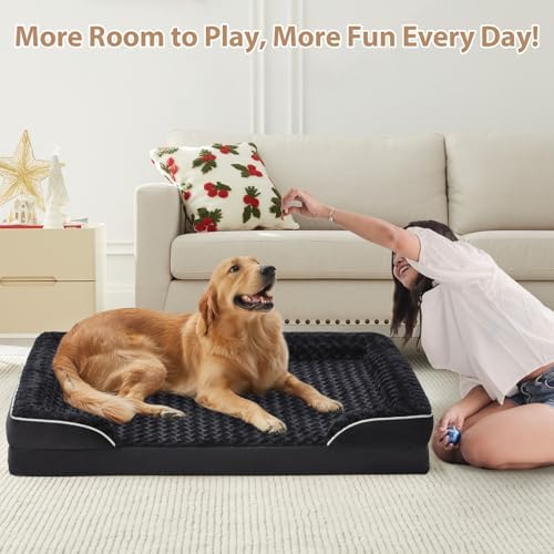 WNPETHOME Orthopedic Washable Dog Bed Large - Image 5