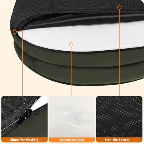 Dwanton Orthopedic Waterproof Medium Dog Bed Sofa, Gel Memory Foam - Image 6