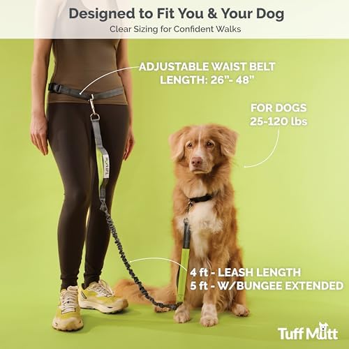Tuff Mutt Waist Hands Free Dog Leash - Image 3