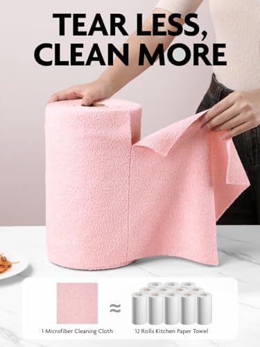 Fantasticlean Microfiber Cleaning Cloth Roll- 40 Sheets - Image 2