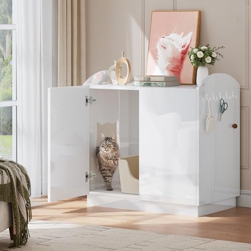 DWVO Large Hidden Litter Box Furniture by DWVO