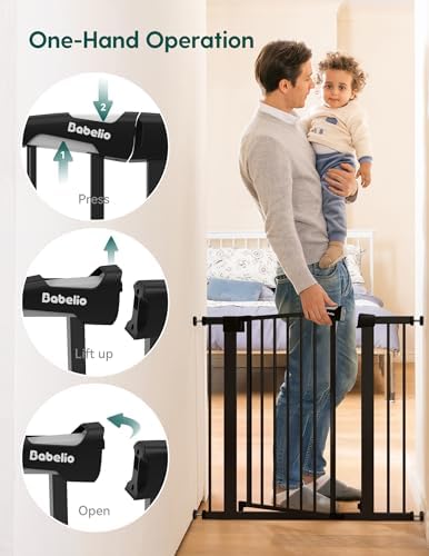 Babelio 26-40" Pressure Mounted Baby Gate - Image 3
