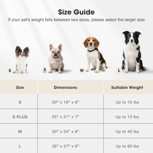 MIXJOY Dog Bed Large Size, Washable Large Dogs Bed - Image 6
